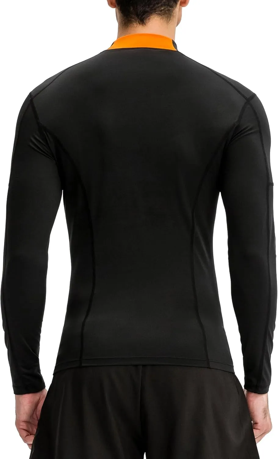 2/3 Pack Men's Compression Shirts Long Sleeve Workout Shirts Mock Turtleneck Athletic Base Layer Active Undershirts Tops