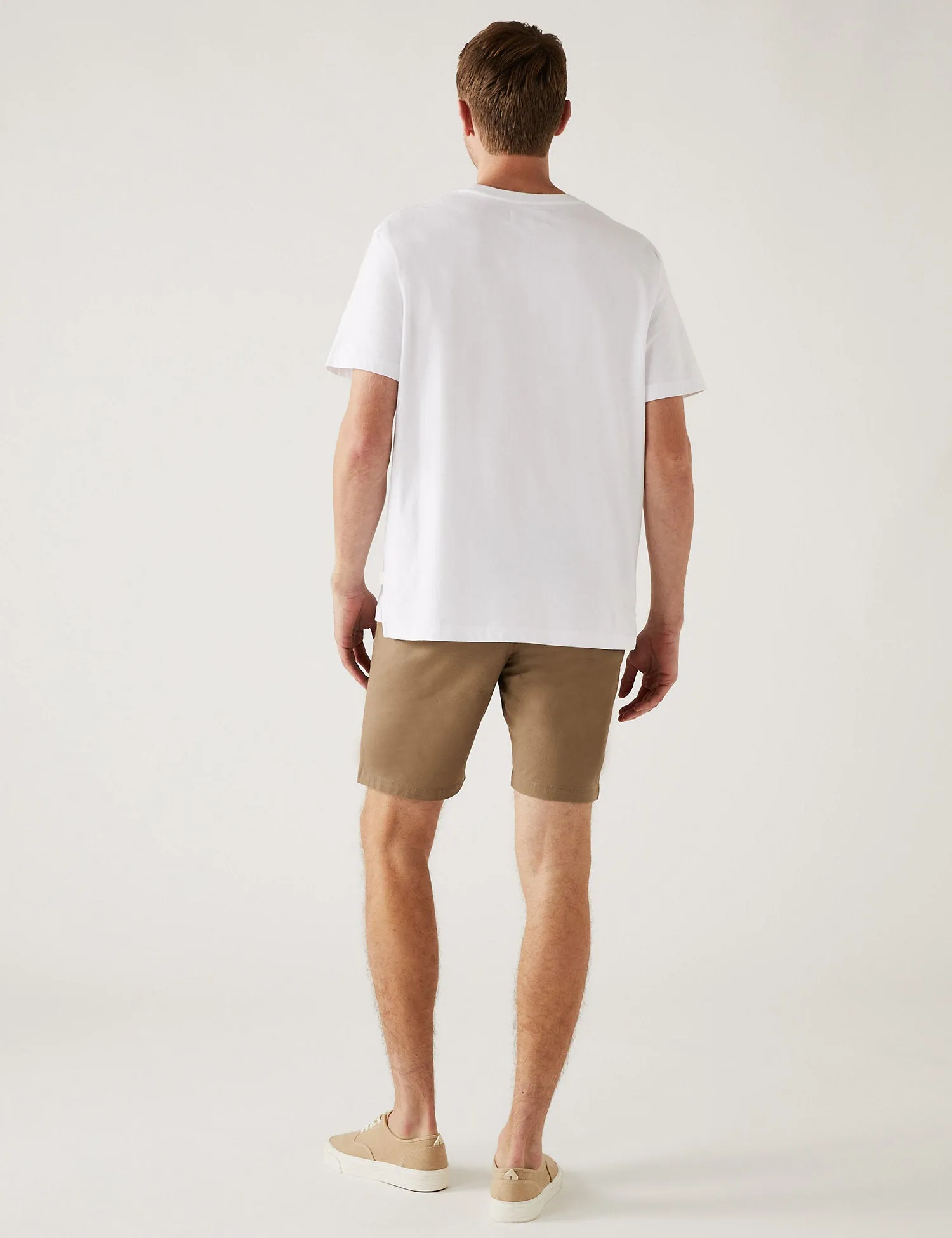 2pk Cotton Rich Stretch Chino Shorts
