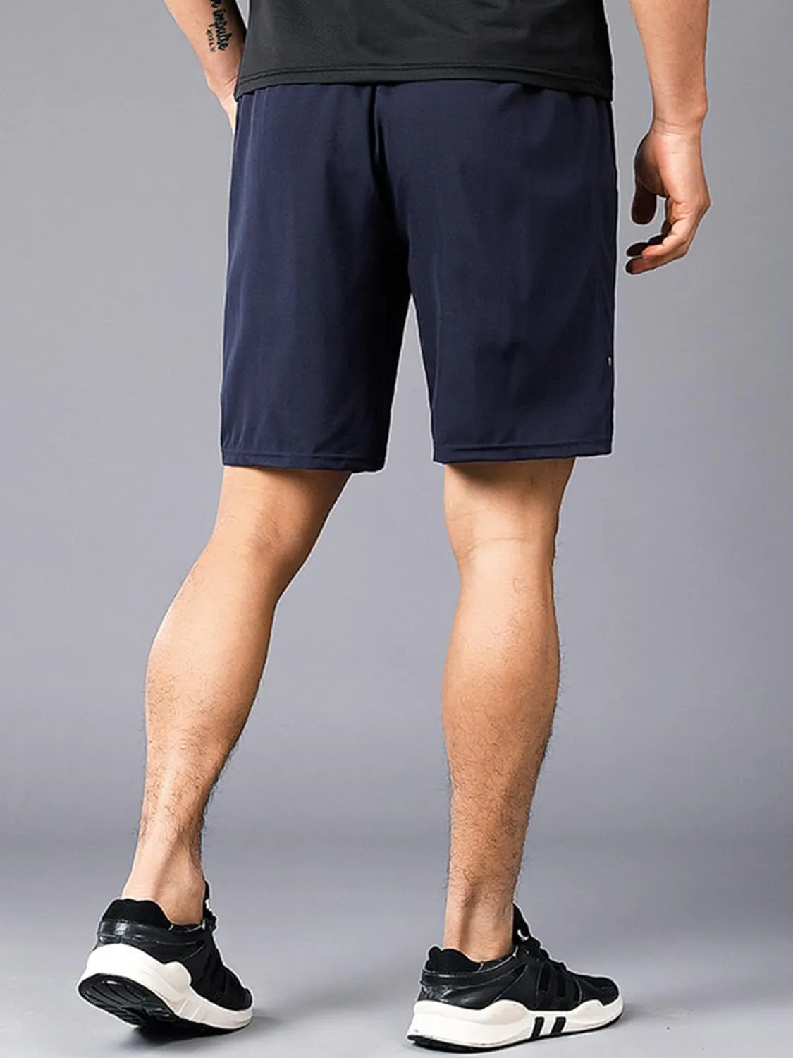 3pcs Mens Athletic Shorts Workout 7 inch Inseam Quick Dry Hiking Shorts Lightweight Sports Gym Shorts Running