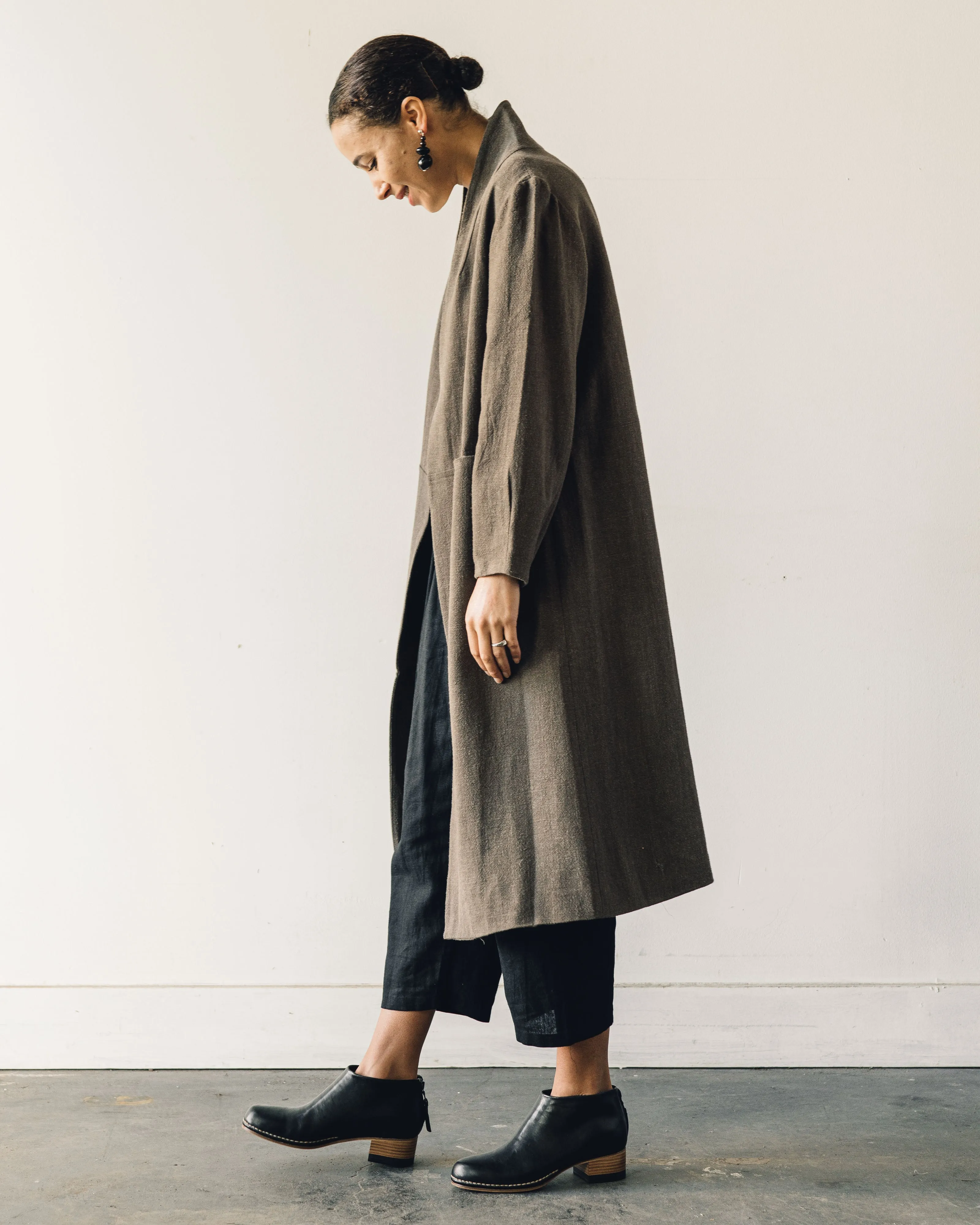7115 Signature Open Fall Coat, Olive
