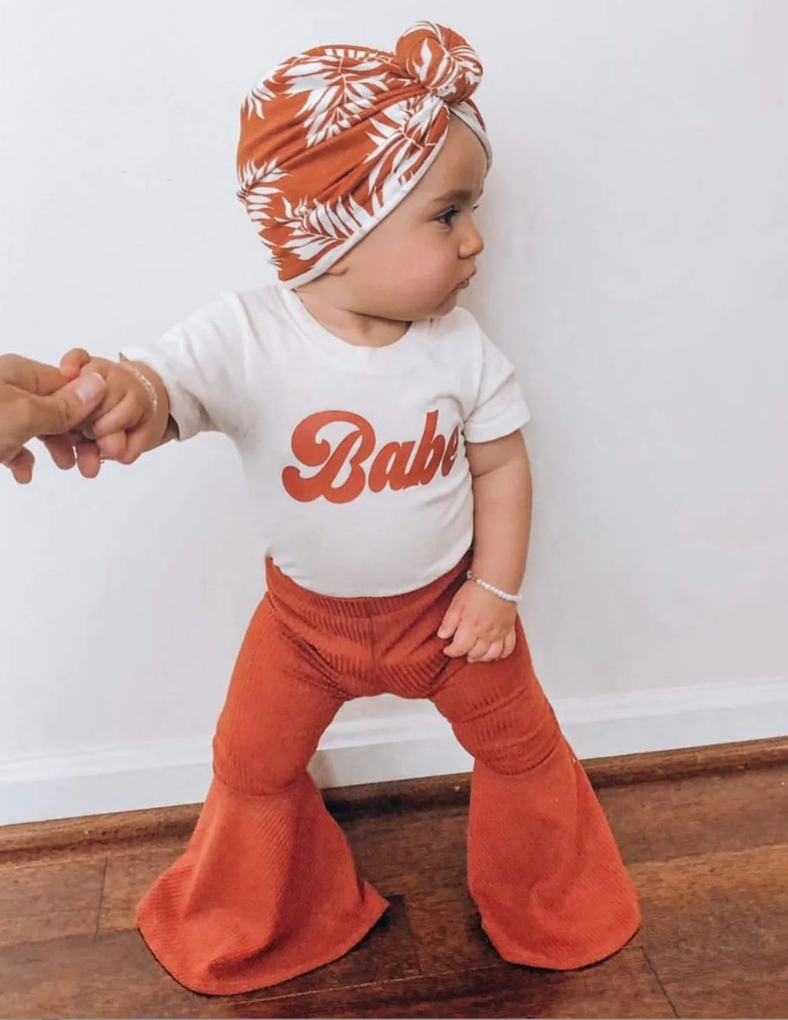 Annie Bells - Orange Bell Bottoms