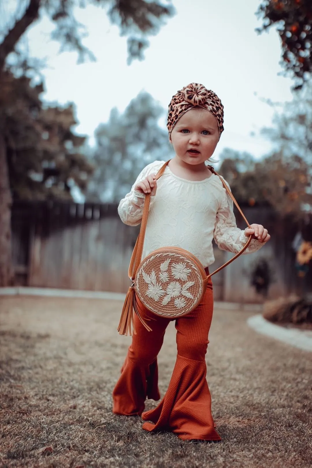 Annie Bells - Orange Bell Bottoms