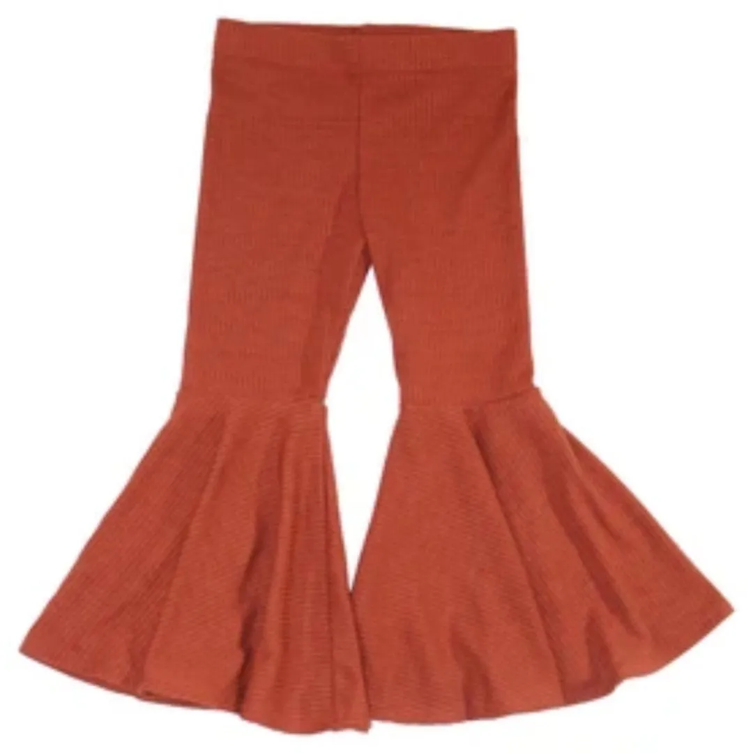 Annie Bells - Orange Bell Bottoms