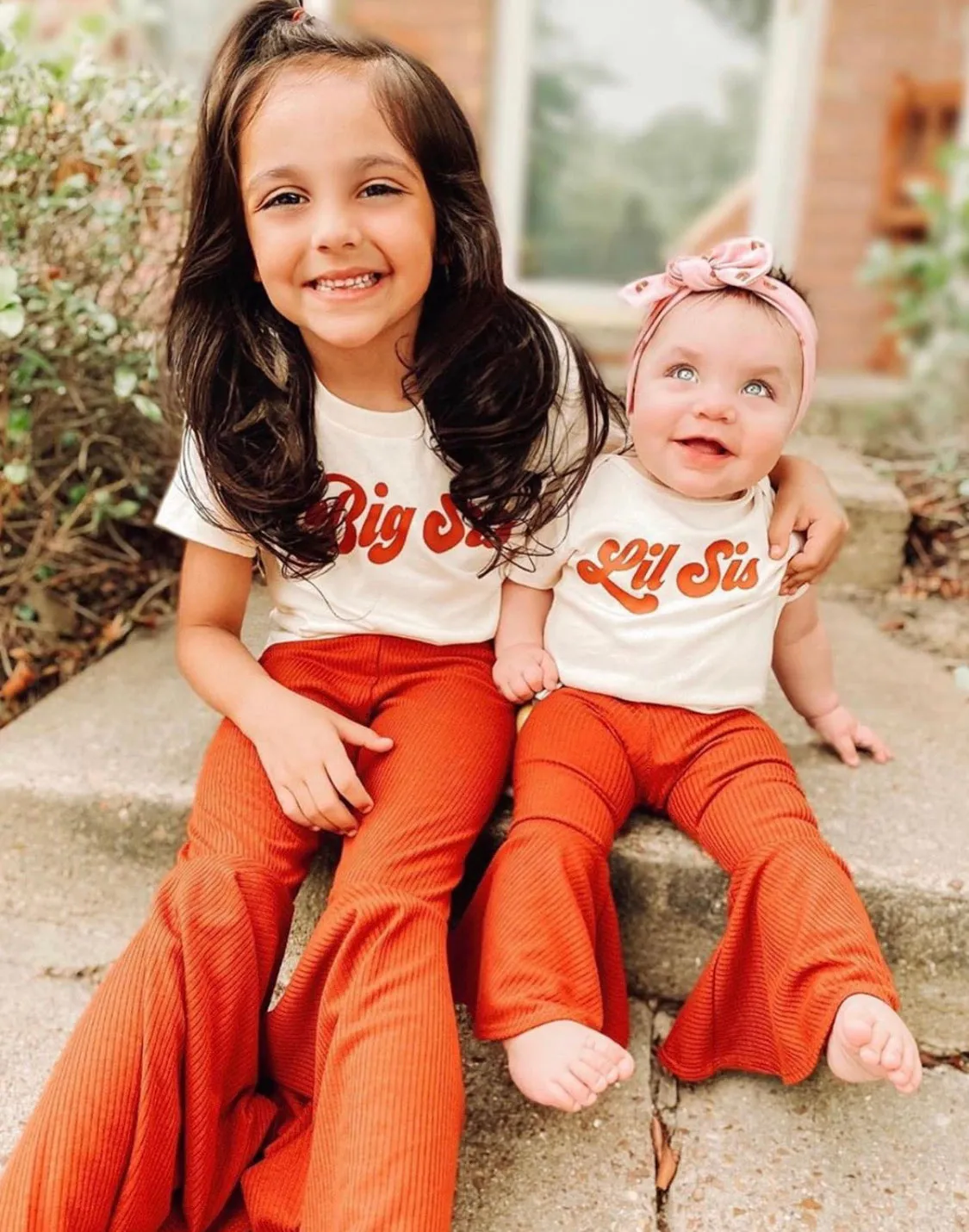 Annie Bells - Orange Bell Bottoms