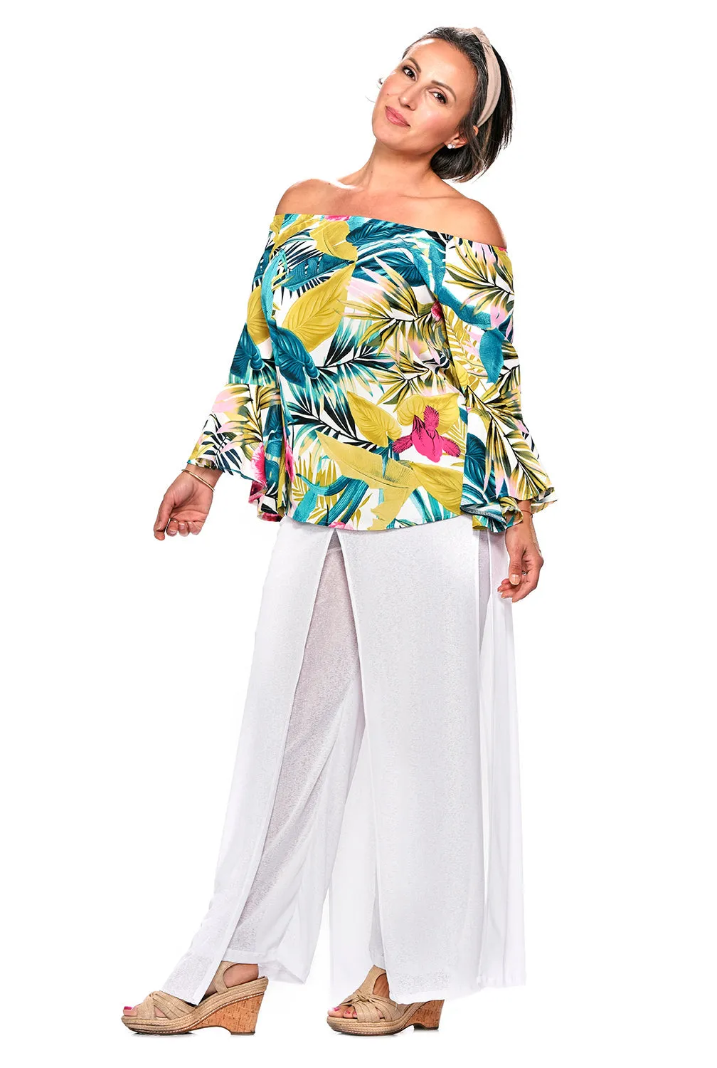 Bell Sleeve Peasant Top