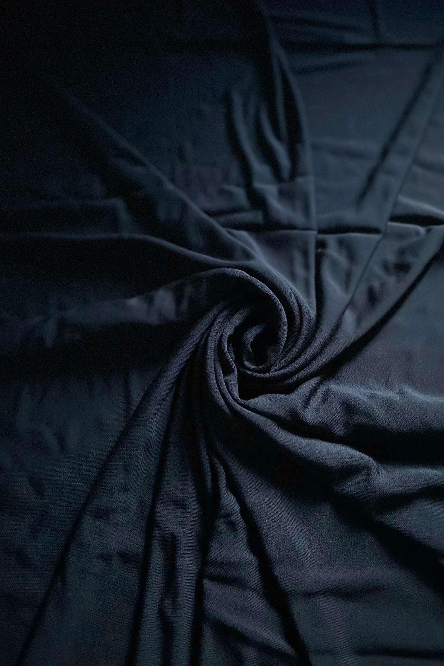 Charcoal Rayon Matte Jersey