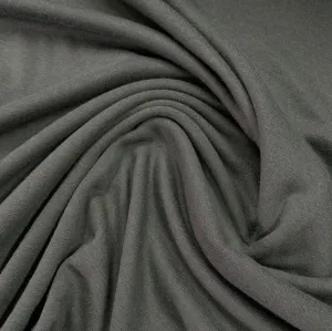 Dark Shadow Bamboo/Spandex Rib Knit Fabric