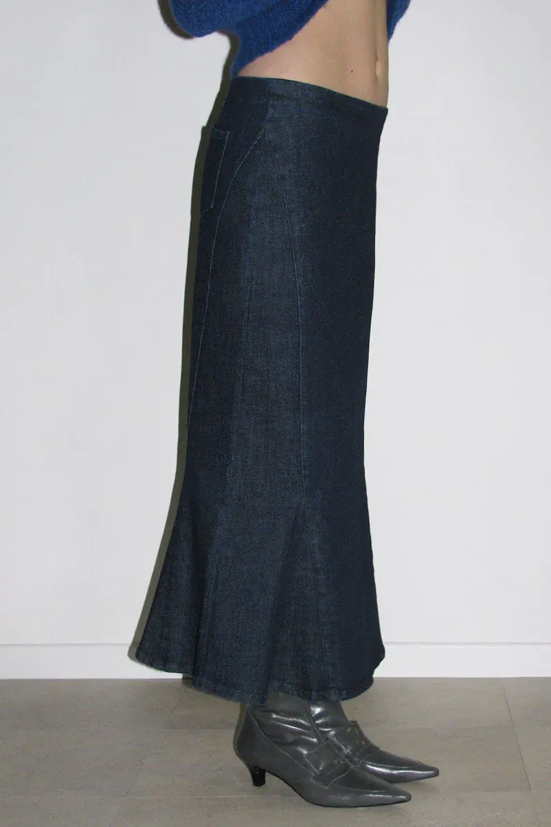 Emanuel Skirt - Dark Denim