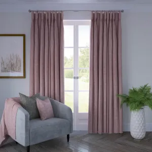 Eternity Soft Blush Chenille Curtains