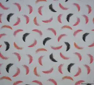 Feathers Cotton Jersey Fabric - BLOOMING FABRICS