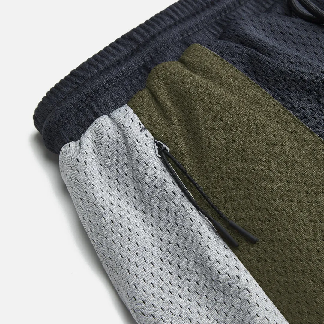 Gray Sports Mesh Shorts Shorts