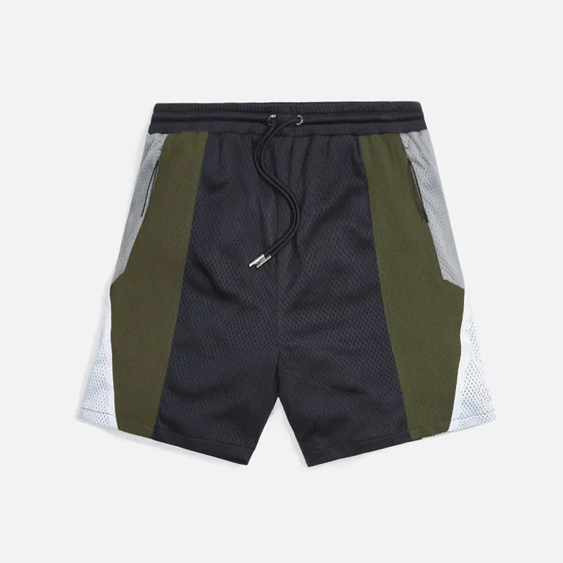 Gray Sports Mesh Shorts Shorts