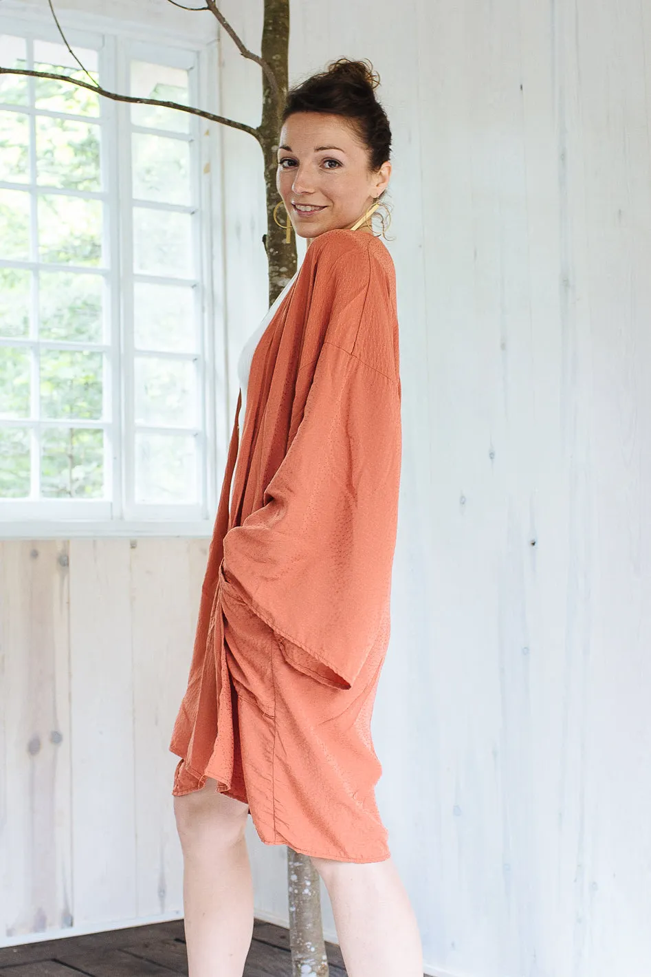 Inner Smile Kimono - Clay