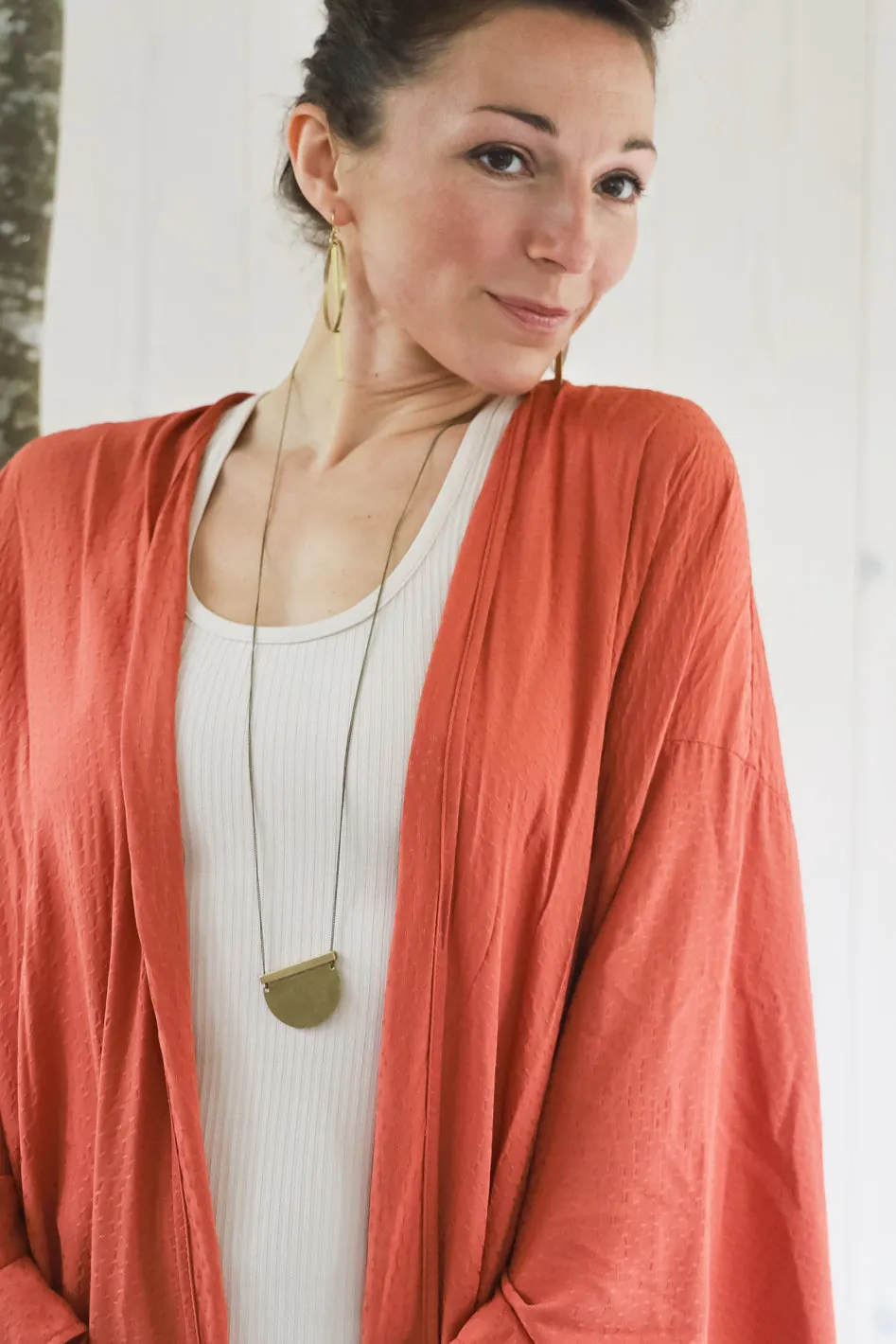 Inner Smile Kimono - Clay