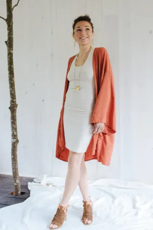 Inner Smile Kimono - Clay