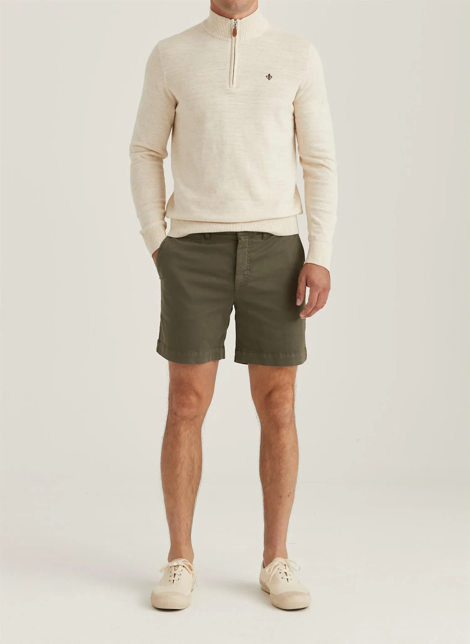 Jeffrey Short Chino Shorts Oliven
