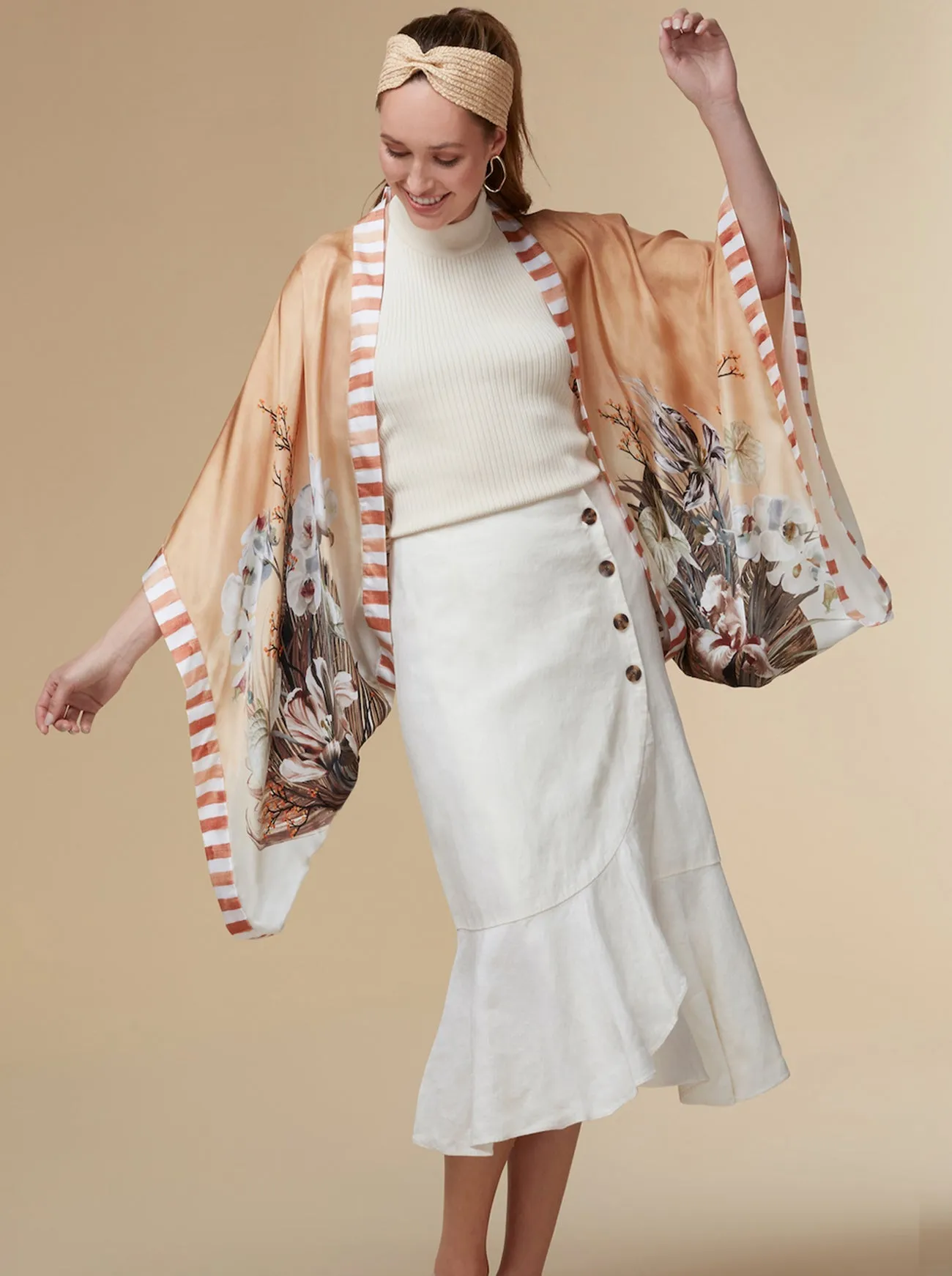 Josephine Silk Kimono Top