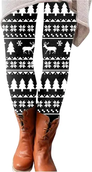 LCMTWX Women's Fleece Lined Legging Pants Casual Elastic Slim Long Boot Women Pants Plus Size Yoga Pants for Women