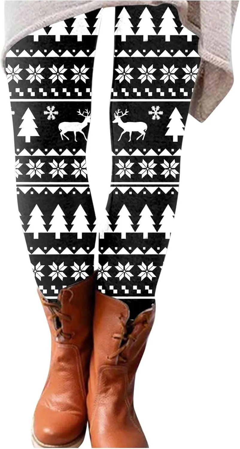 LCMTWX Women's Fleece Lined Legging Pants Casual Elastic Slim Long Boot Women Pants Plus Size Yoga Pants for Women
