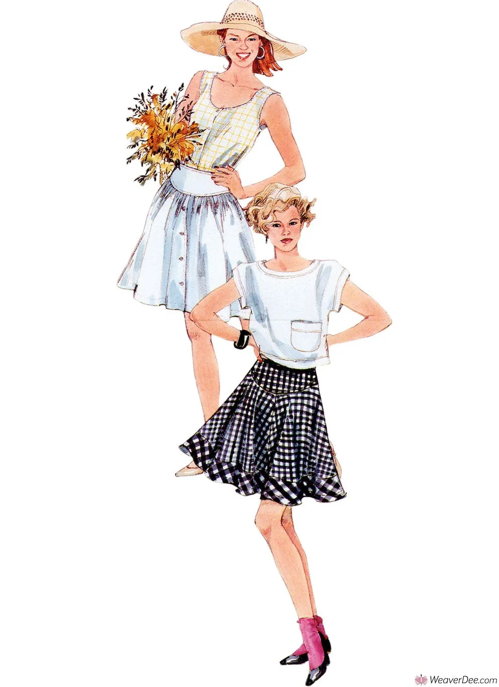McCall's Pattern M8319 Misses' Skirts - Vintage 1980s