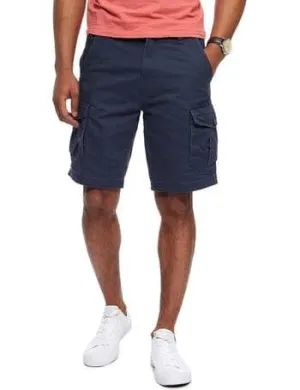 Men Cargo Shorts (Mantaray) - Dark Blue