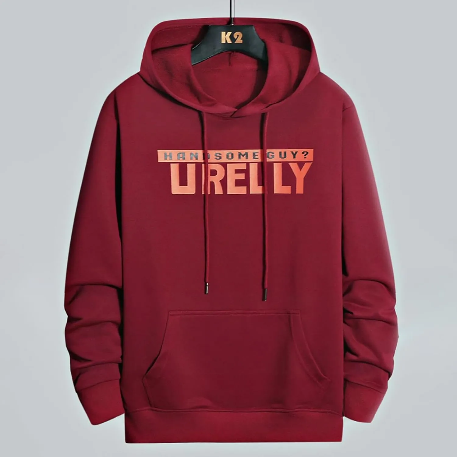 Men's Letter Print Long Sleeve Sweatshirt Athletic Performance Lightweight Hoodie for Men Casual Pullover Tops
