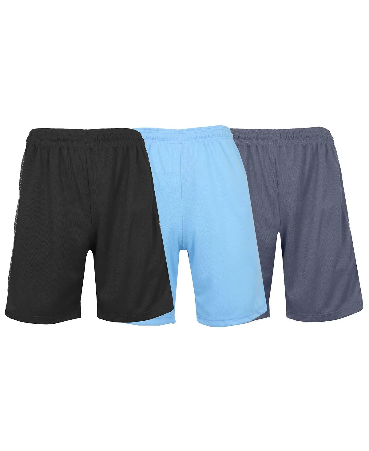 Men's Moisture Wicking Mesh Shorts, Pack of 3 Galaxy By Harvic, multi