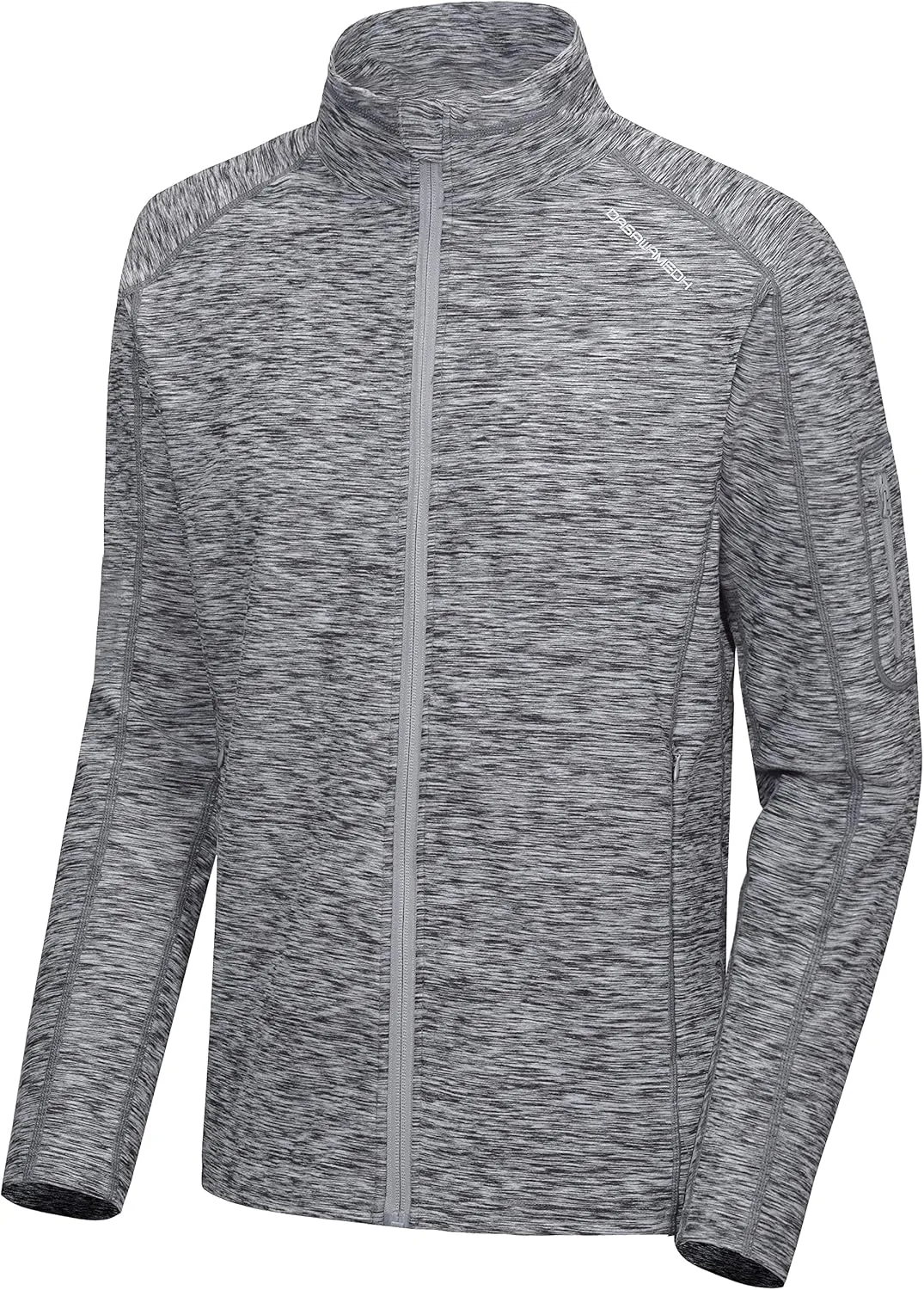 Men's Running Sport Track Jacket Full Zip Workout Athletic Fitness Jackets for Training