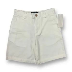 NEW! Boys Polo Size 5 White Chino Shorts