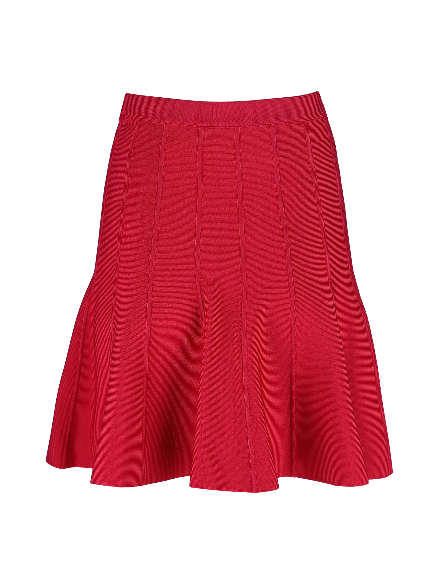 panelled mini skirt
