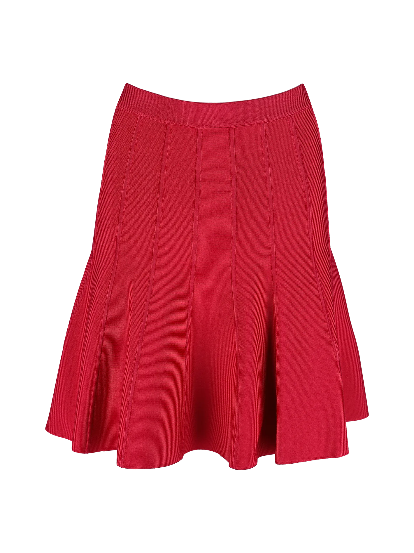 panelled mini skirt