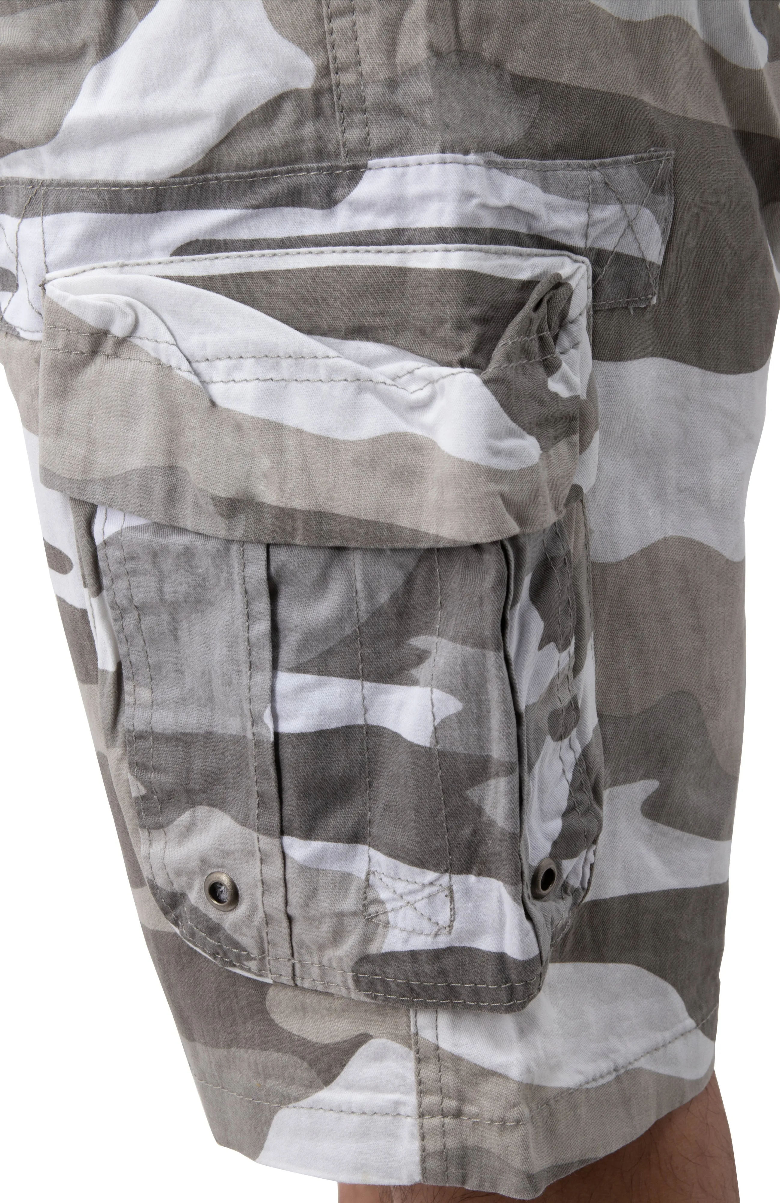 RAW X Men's Belted 12.5" Inseam Cargo Shorts