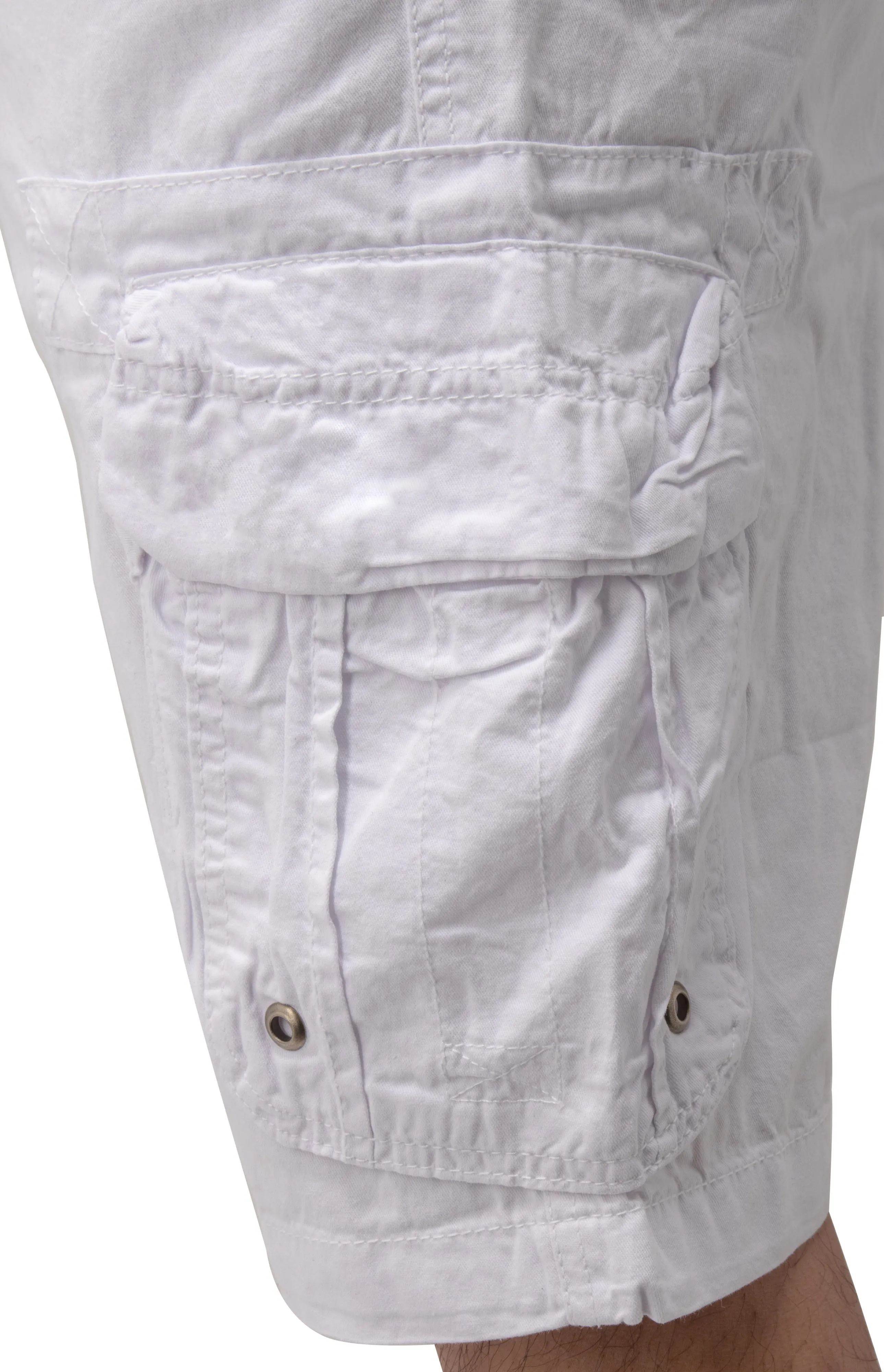 RAW X Men's Belted 12.5" Inseam Cargo Shorts