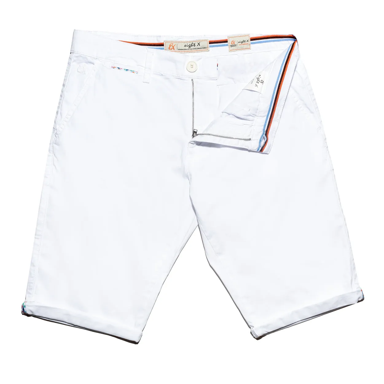 Premium Quality White Regalia Chino Shorts