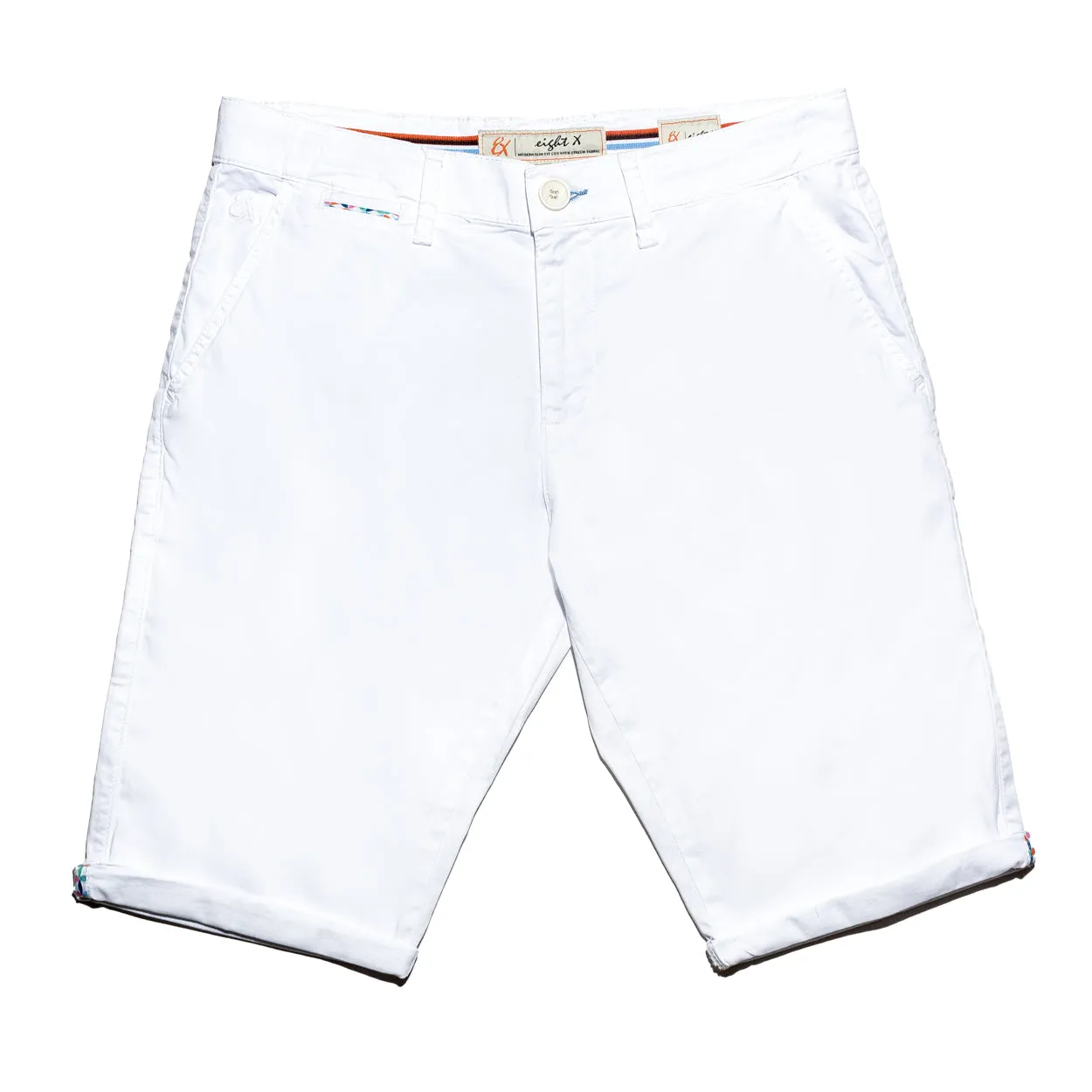 Premium Quality White Regalia Chino Shorts