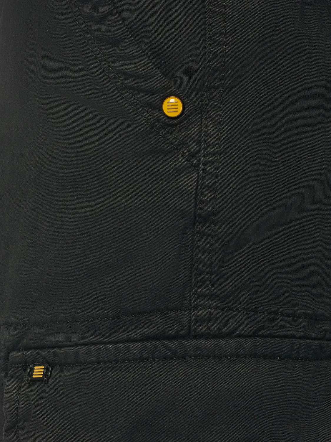 Short Cargo Garment Dyed   Stone Washed Stretch | Motorblack