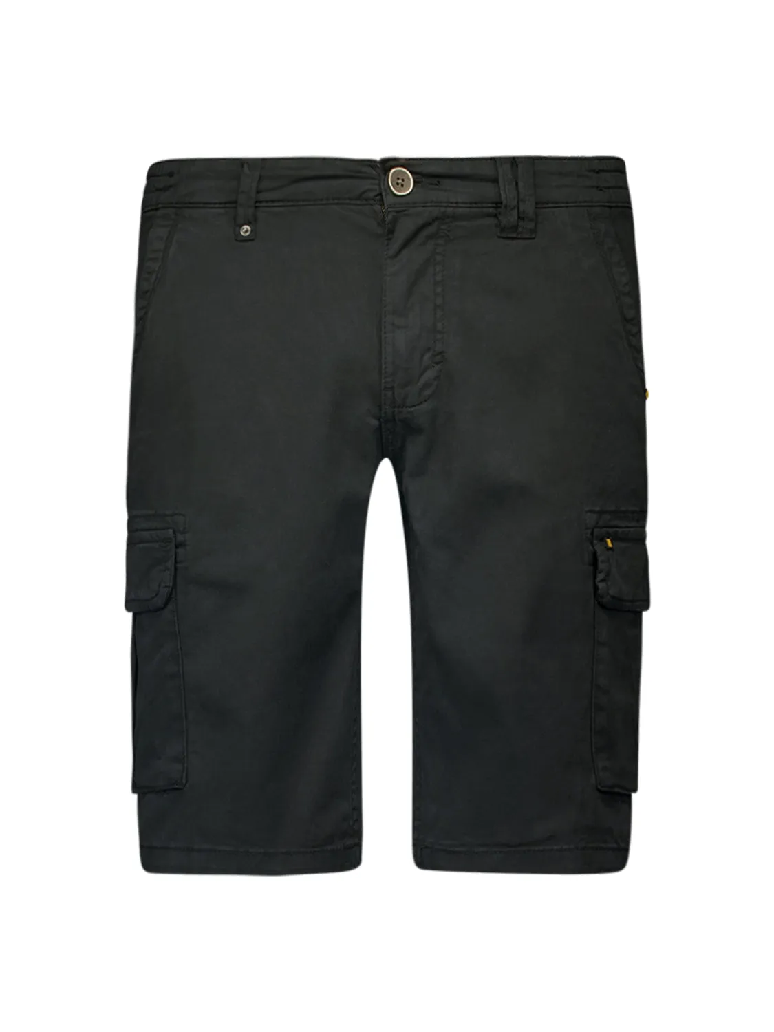 Short Cargo Garment Dyed   Stone Washed Stretch | Motorblack