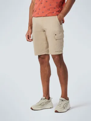Short Cargo Garment Dyed   Stone Washed Stretch | Sand