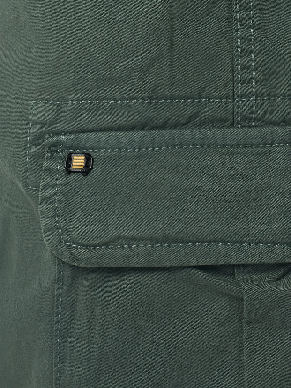 Short Cargo Garment Dyed   Stone Washed Stretch | Steel
