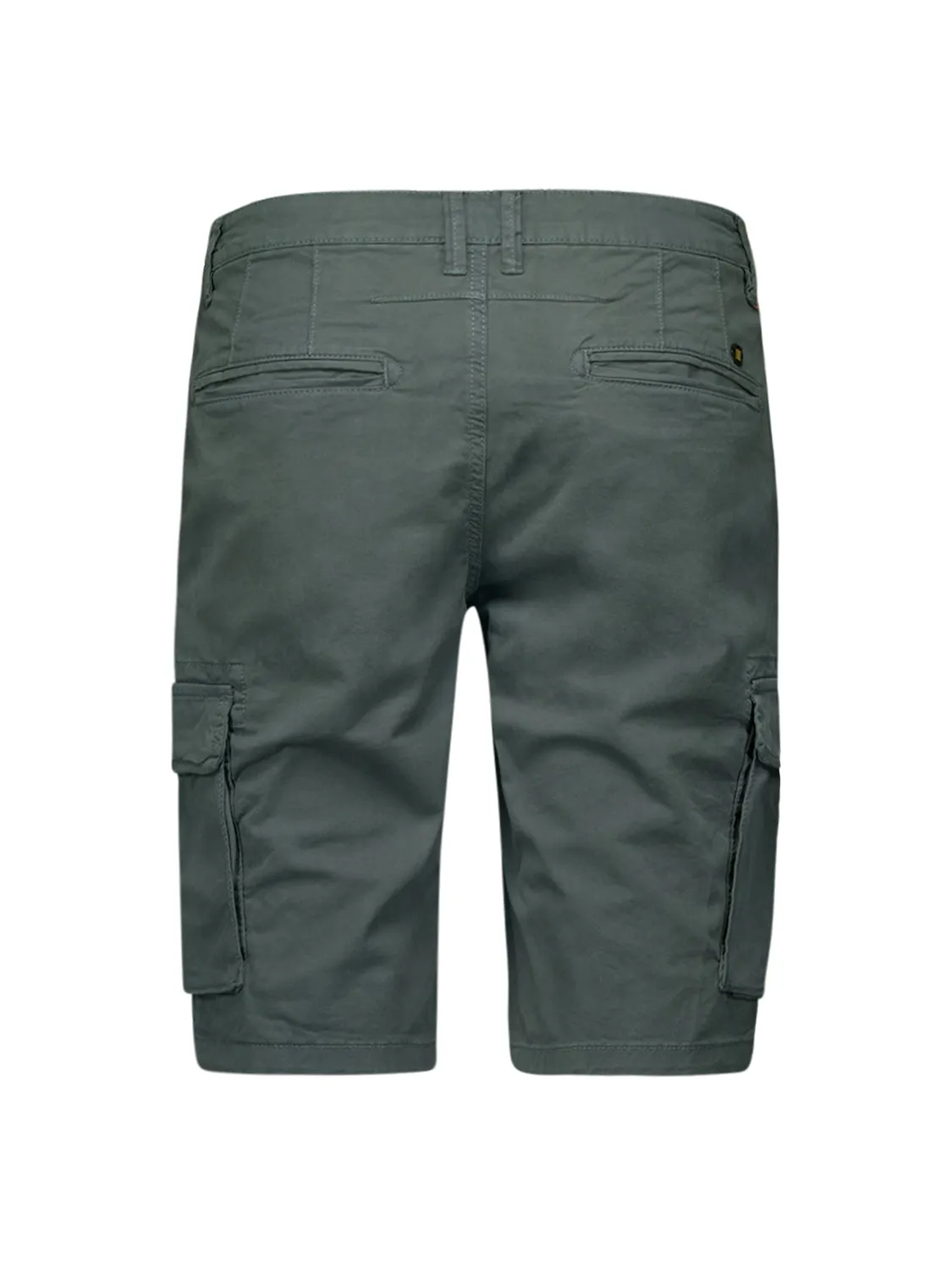 Short Cargo Garment Dyed   Stone Washed Stretch | Steel