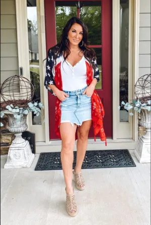 Stars and Stripes Kimono