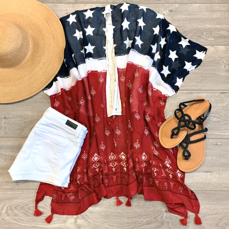 Stars and Stripes Kimono