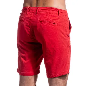 The Carlo Jacquard Shorts - Red