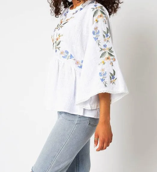 The Emilia top-White