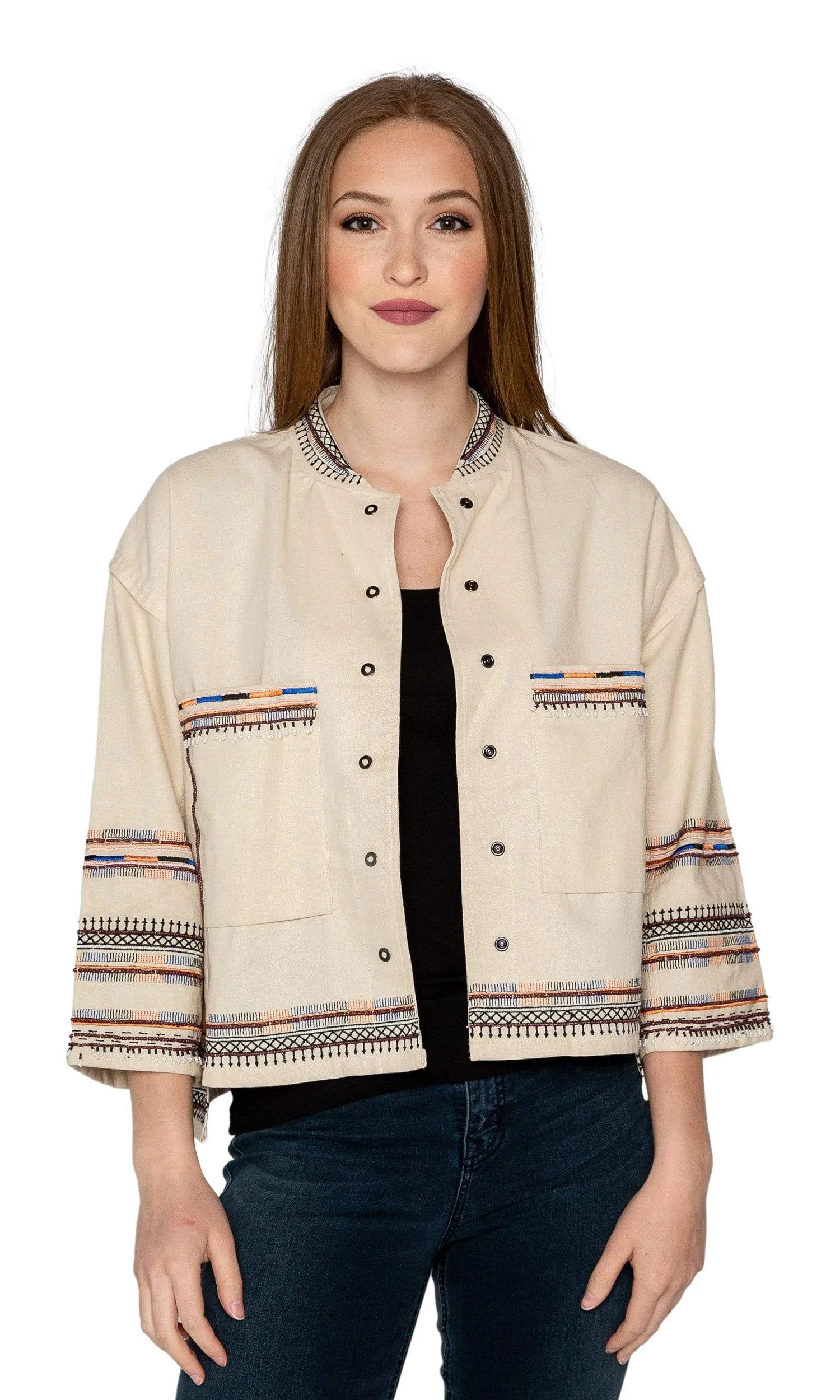 Velvet by Graham & Spencer Billee Embroidered Jacket