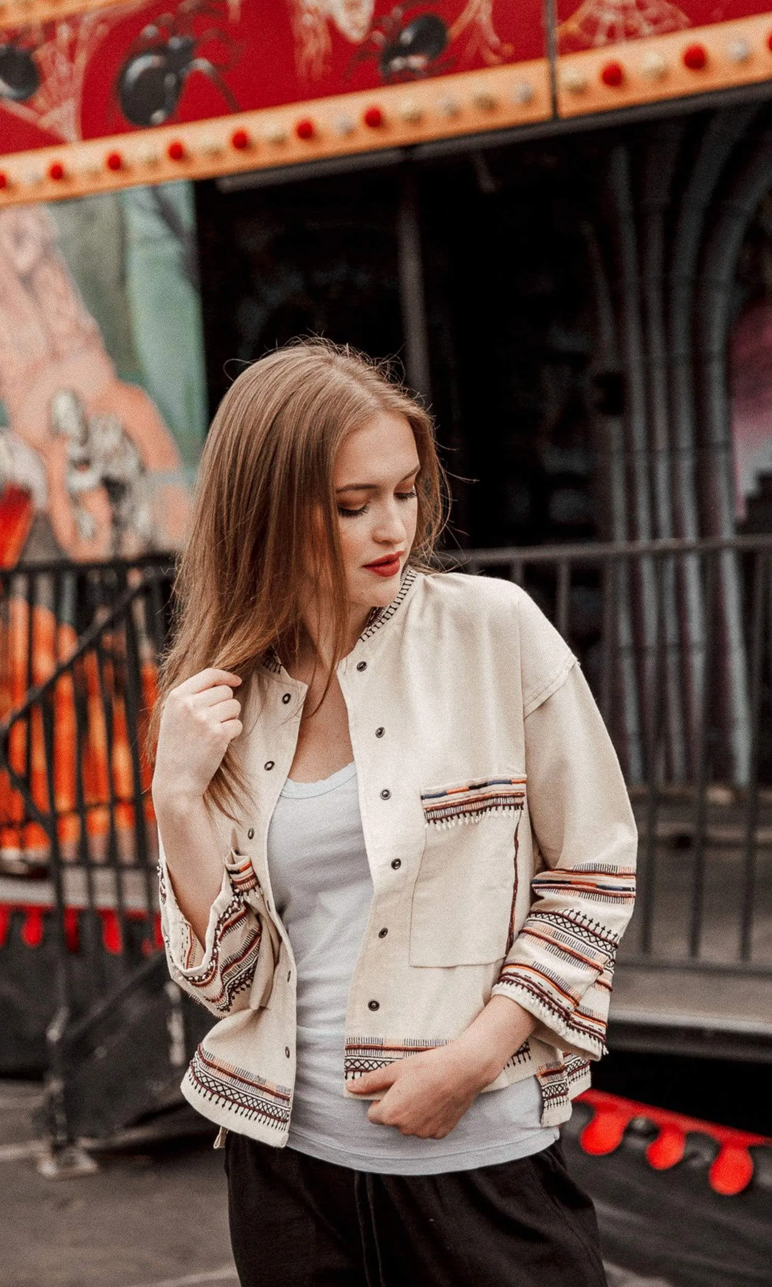 Velvet by Graham & Spencer Billee Embroidered Jacket