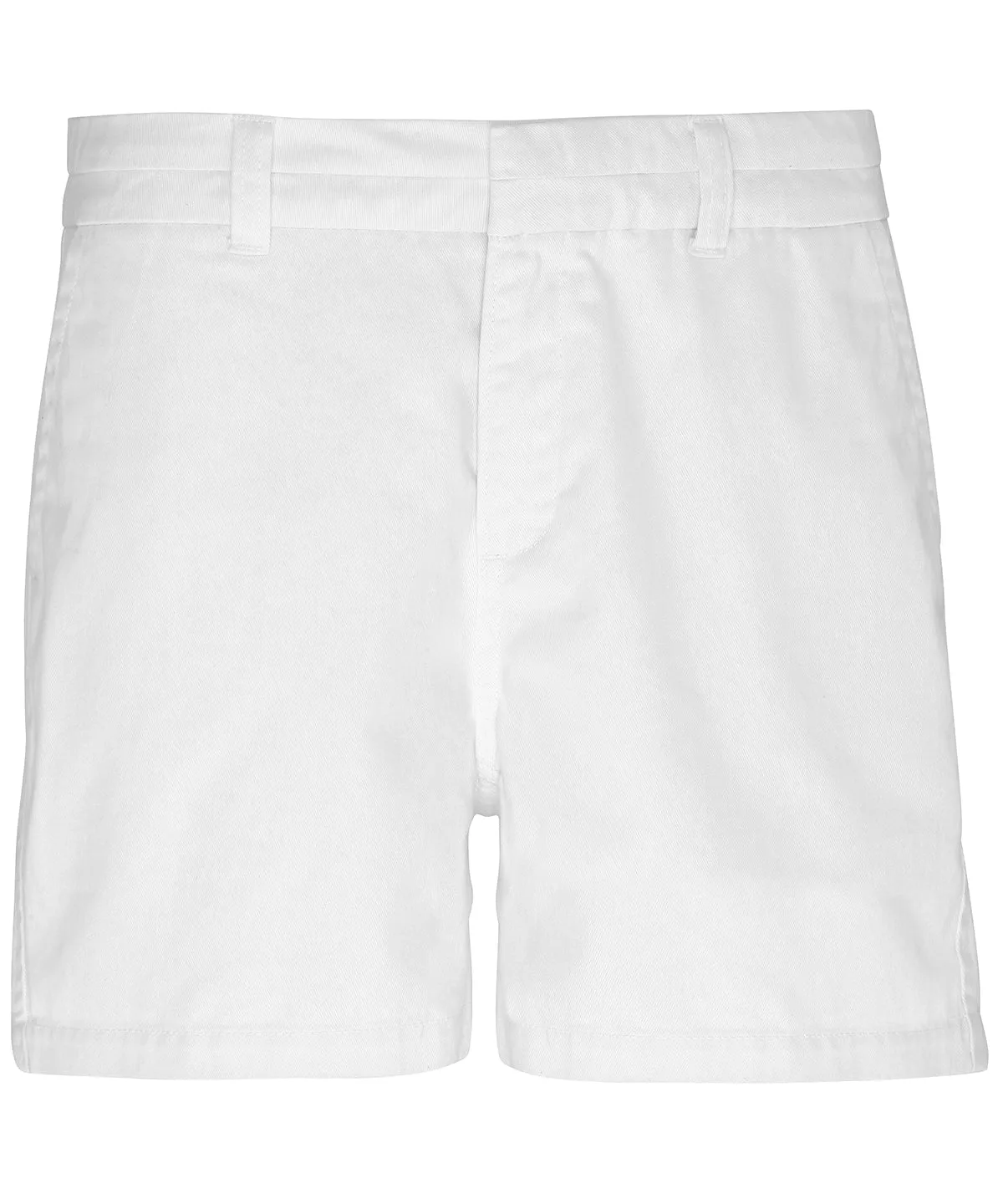 Classic White Chino Shorts for Women - Versatile Summer Casual Wear