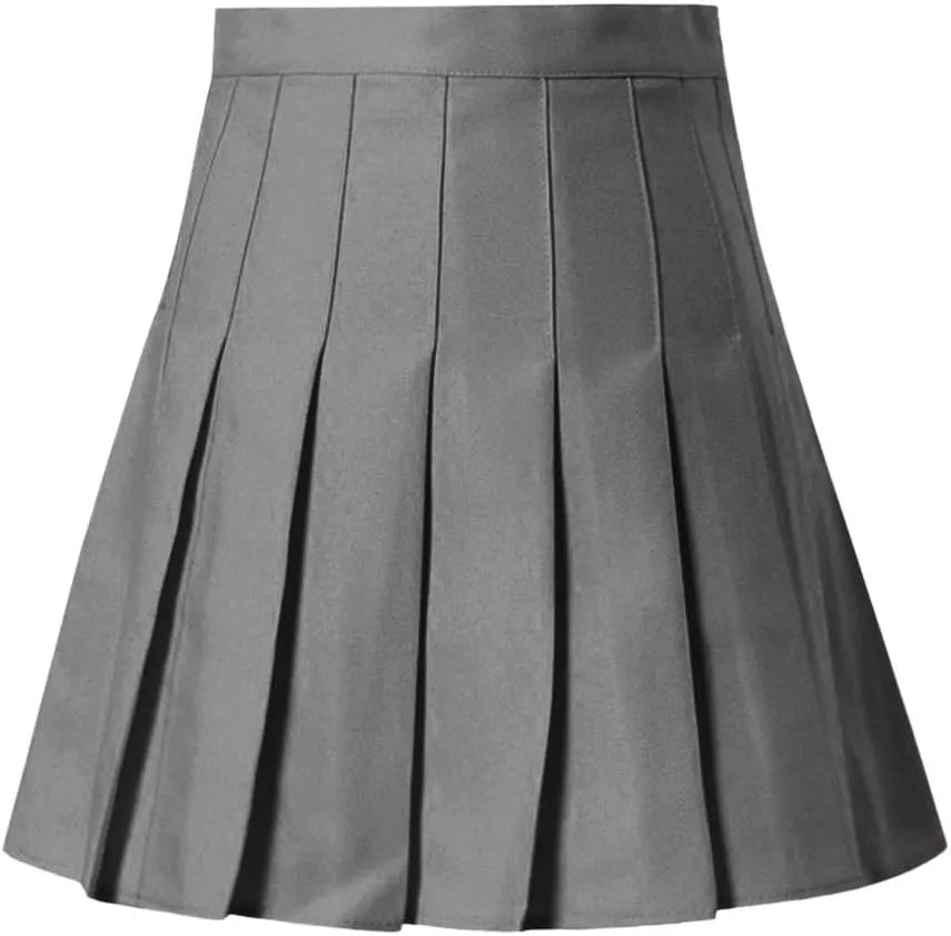 Women Cute Mini Pleated Skirt Summer Preppy Girl Y2k A-Line Skirts Casual Sexy High Waist Tennis Skater Short Skirt